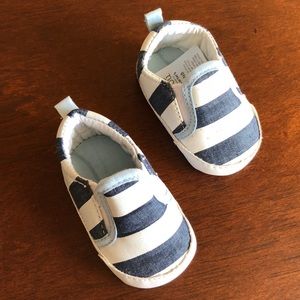 Striped NB Slip On Shoes